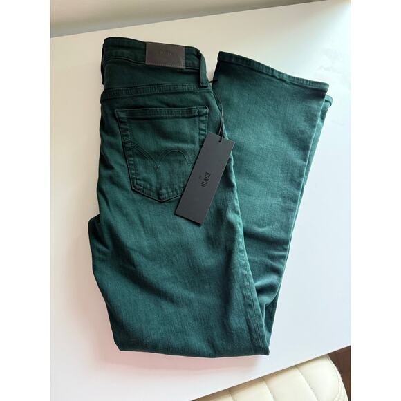 $188 New Edwin Lark Ankle Bootcut jeans - Size 25 - Dark Green - Picture 6 of 11